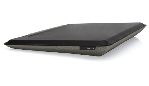 Belkin - Support plat "Cushdesk" pour ordinateur portable jusqu'à 18,4" - Noir/Gris
