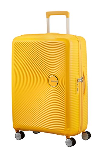 American Tourister - Soundbox Spinner Extensible, 67cm, 71,5/81 L - 3,7 KG, Jaune (Golden Yellow)
