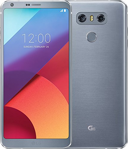 LG G6 Smartphone débloqué 4G (Ecran : 5,7 pouces - 32 Go - 4 Go RAM - Simple Nano-SIM - Android Nougat 7.0) Titane (Import Allemagne)